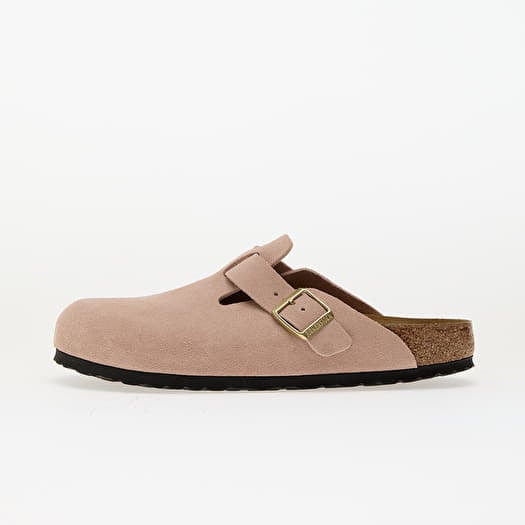Birkenstock Boston Suede Leather Light Rose