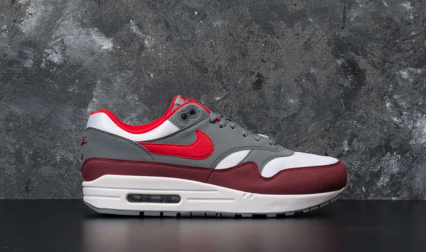 Men's shoes Nike Air Max 1 White/ University Red/ Cool Grey