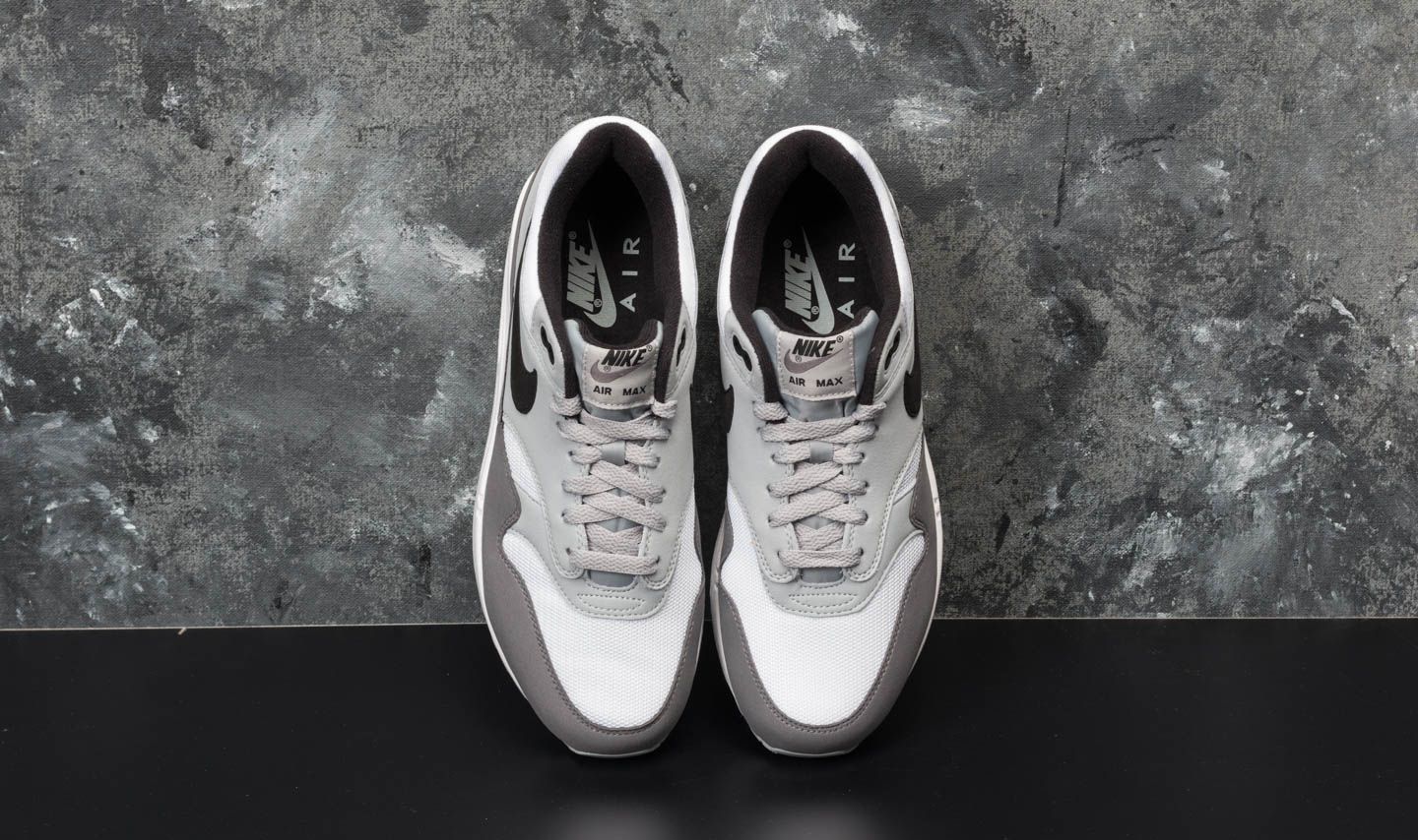 Air max 1 white black wolf grey hotsell