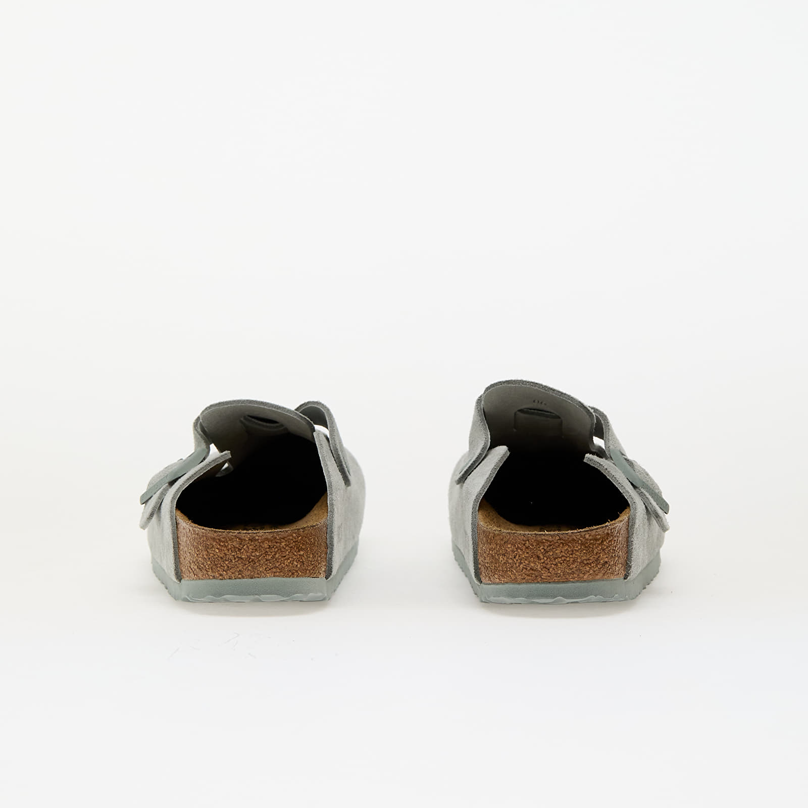 Men's shoes Birkenstock Boston Suede Leather Pure Sage
