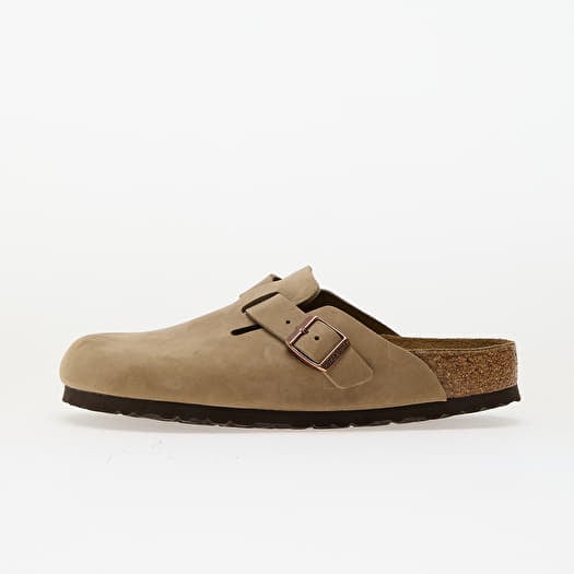 Birkenstock Boston Natural Leather Oiled Tabacco Brown
