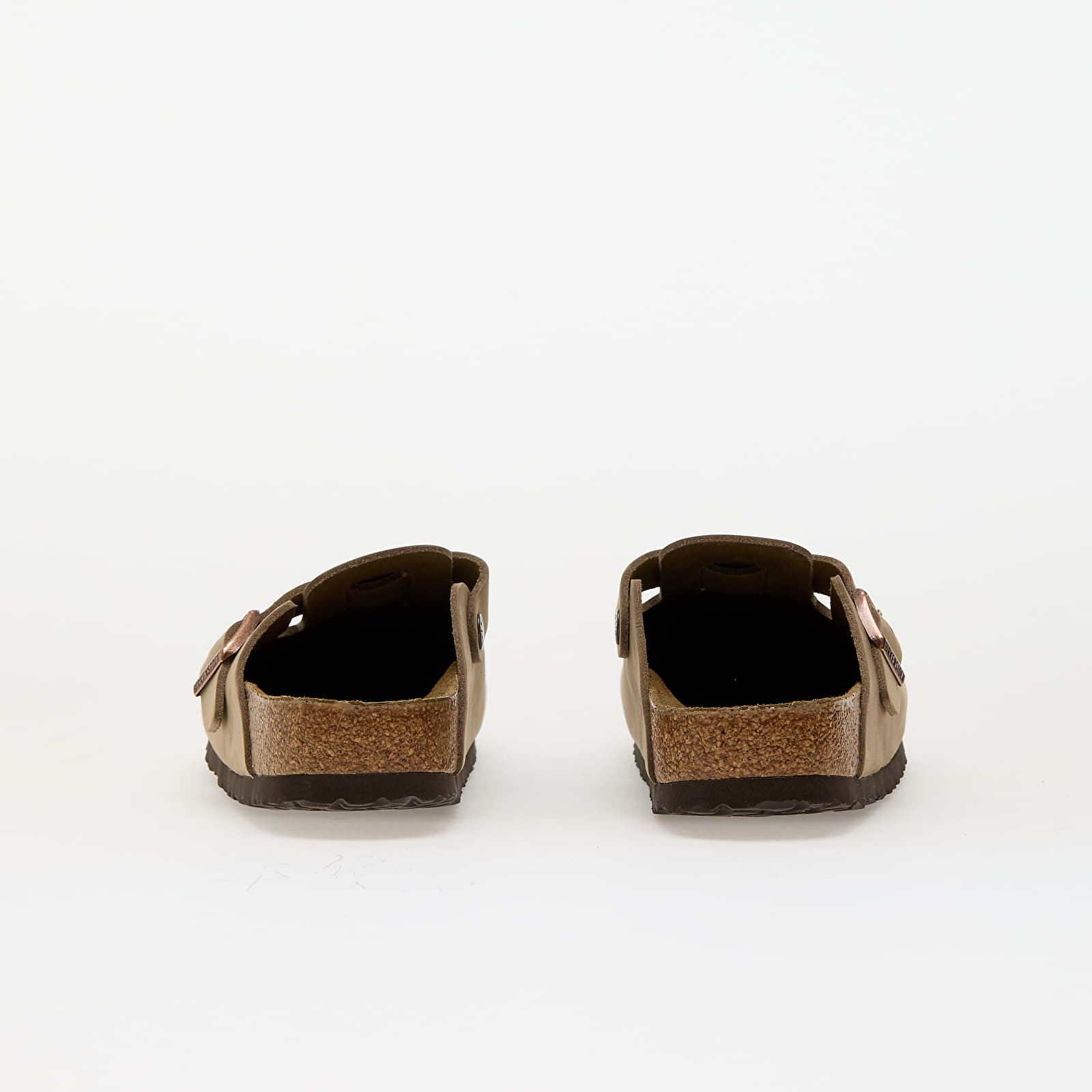Men's shoes Birkenstock Boston Natural Leather Oiled Tabacco Brown