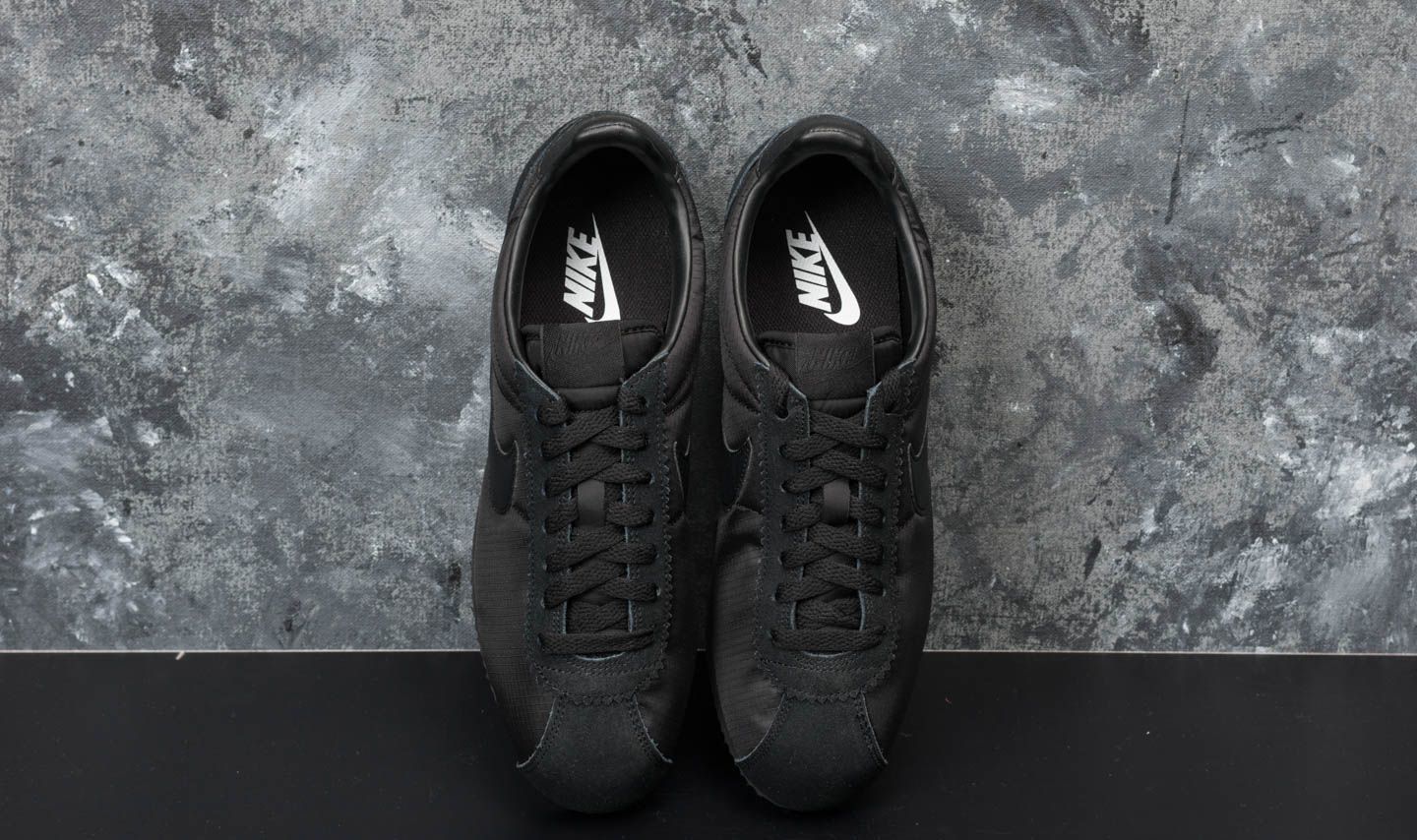 Nike cortez nylon black mens online
