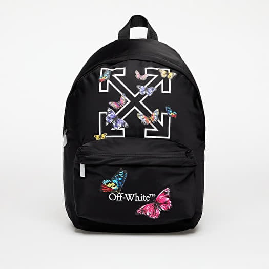 Off-White Kids Arrow Butterfly Backpack Black/ White