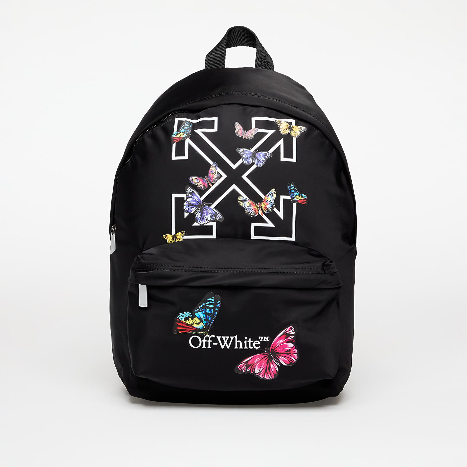 Pánské batohy Off-White Kids Arrow Butterfly Backpack Black/ White