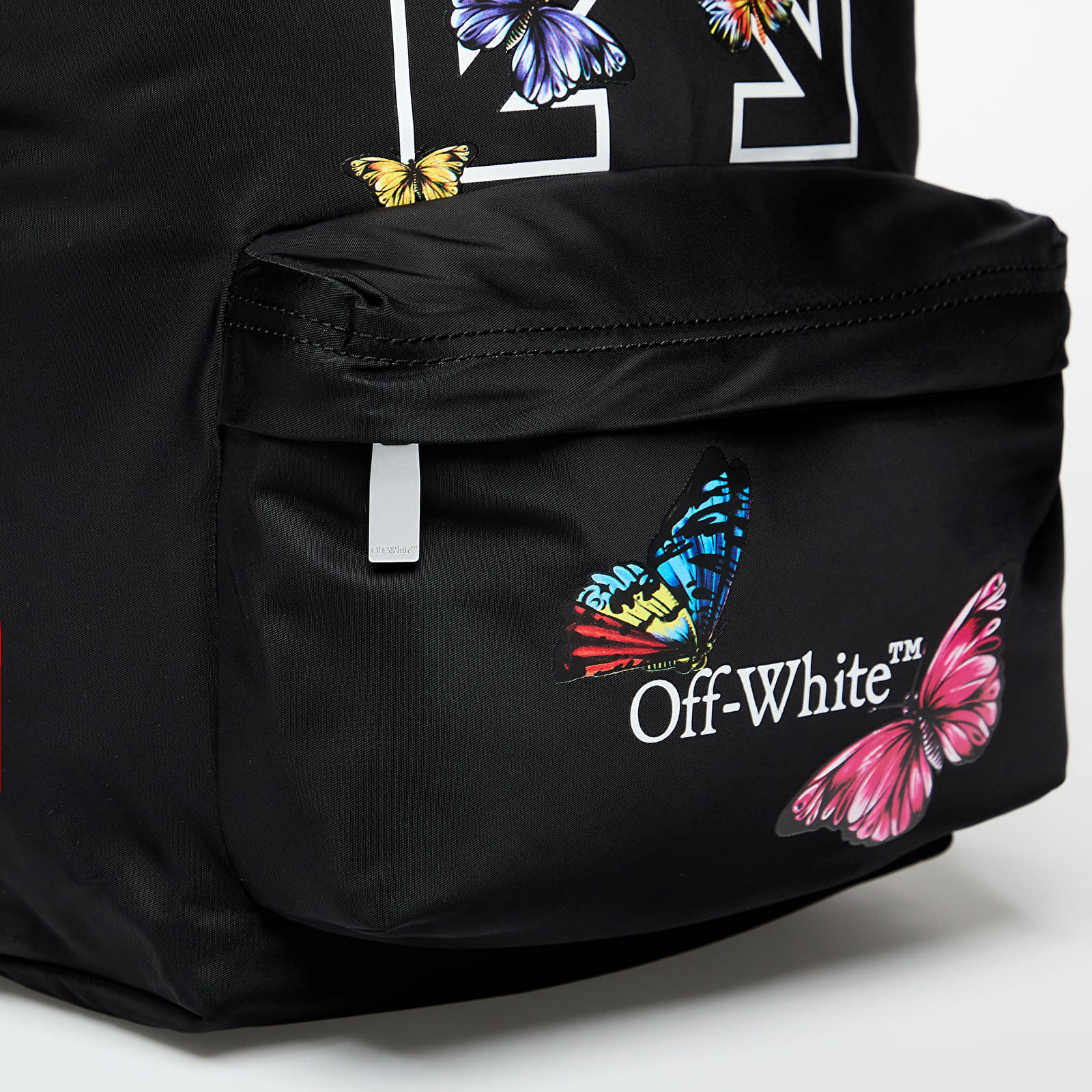 Pánské batohy Off-White Kids Arrow Butterfly Backpack Black/ White