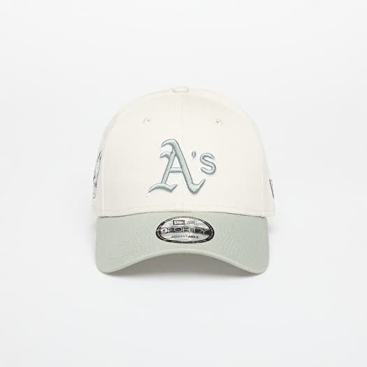Mütze New Era MLB Ws Patch 9FORTY Oakland Athletics Ivory/ Pastel Green
