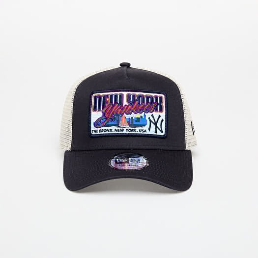 Šiltovka New Era 9FORTY Af Trucker MLB Patch New York Yankees Navy