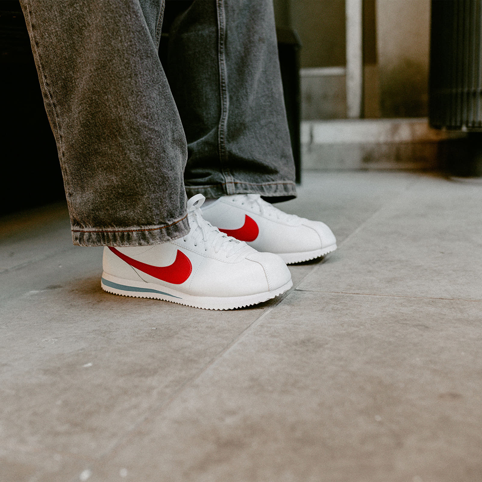 Men's shoes Nike Cortez White/ Varsity Red-Varsity Blue