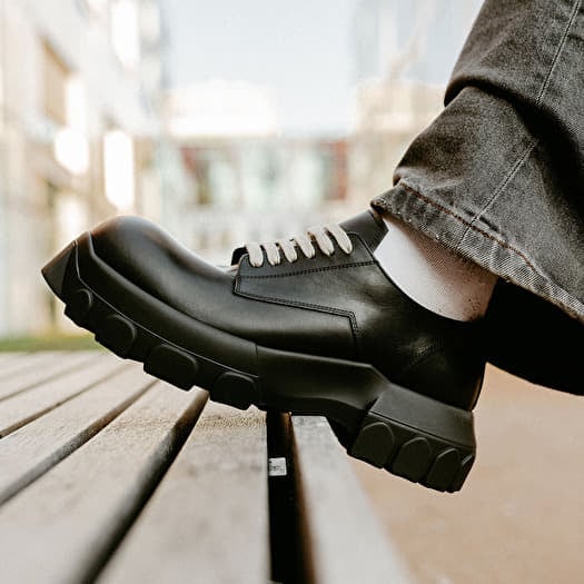 Men's shoes Rick Owens Laceup Bozo Tractor Black/ Black Men's shoes Rick Owens Laceup Bozo Tractor Black/ Black