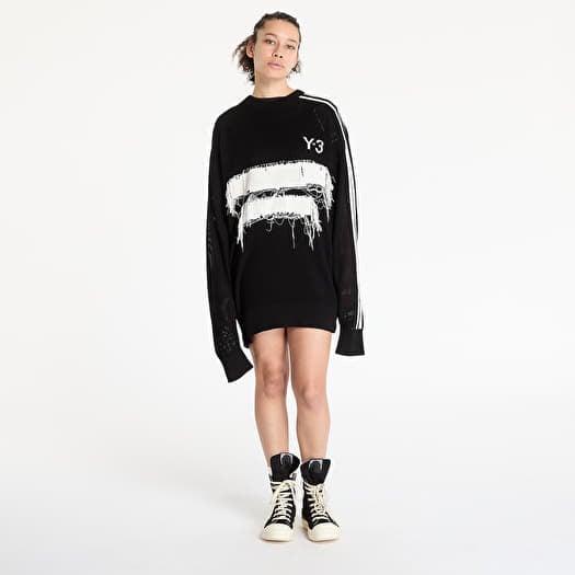 トップス Y-3 Classic Knit Crew Sweater XL Sweaters Y-3 Classic Knit Crew Sweater Core White | Footshop