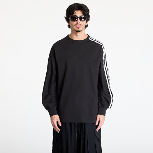 Y-3 3-Stripes Long Sleeve Top UNISEX Black