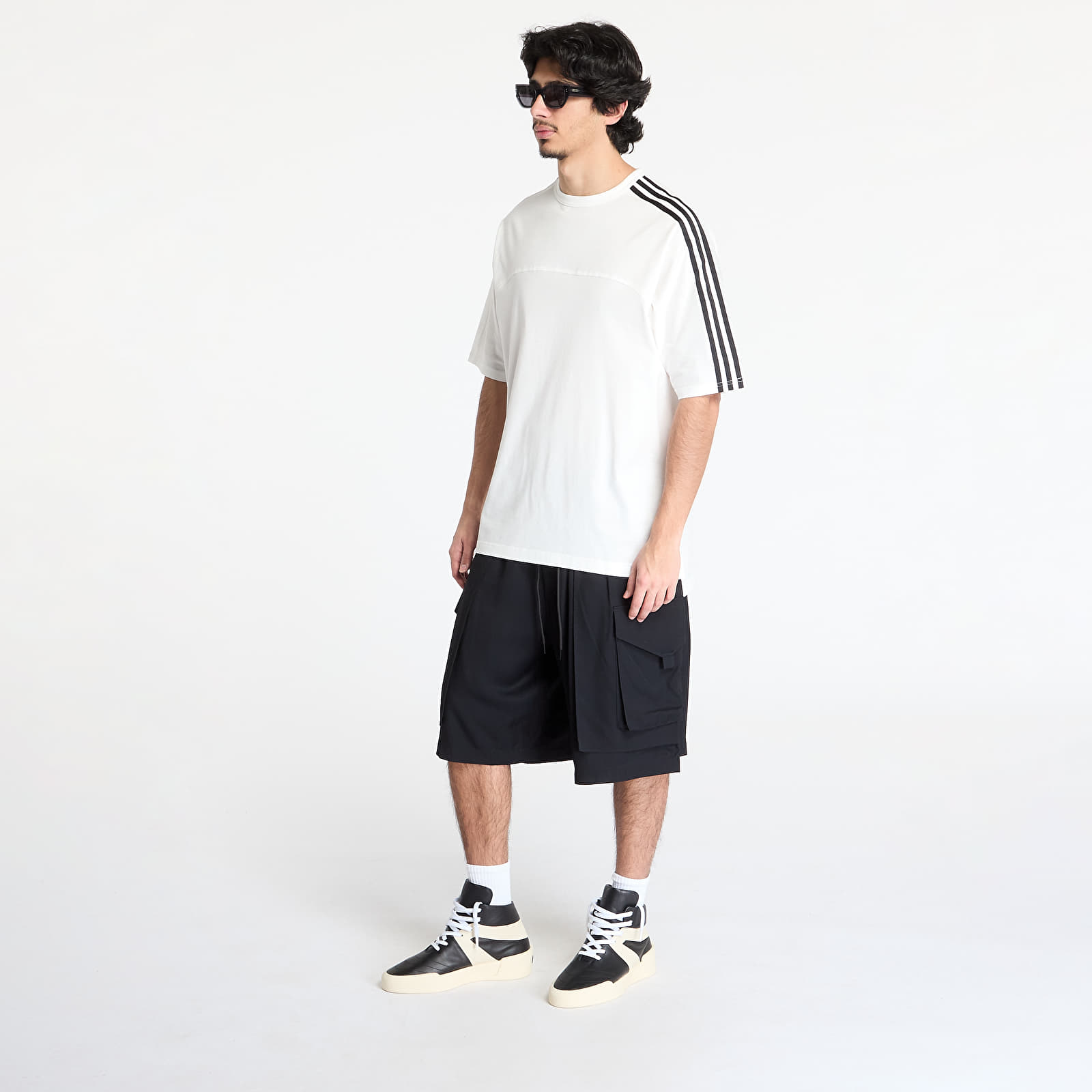 T-Shirts Y-3 3-Stripes Short Sleeve T-Shirt UNISEX Core White
