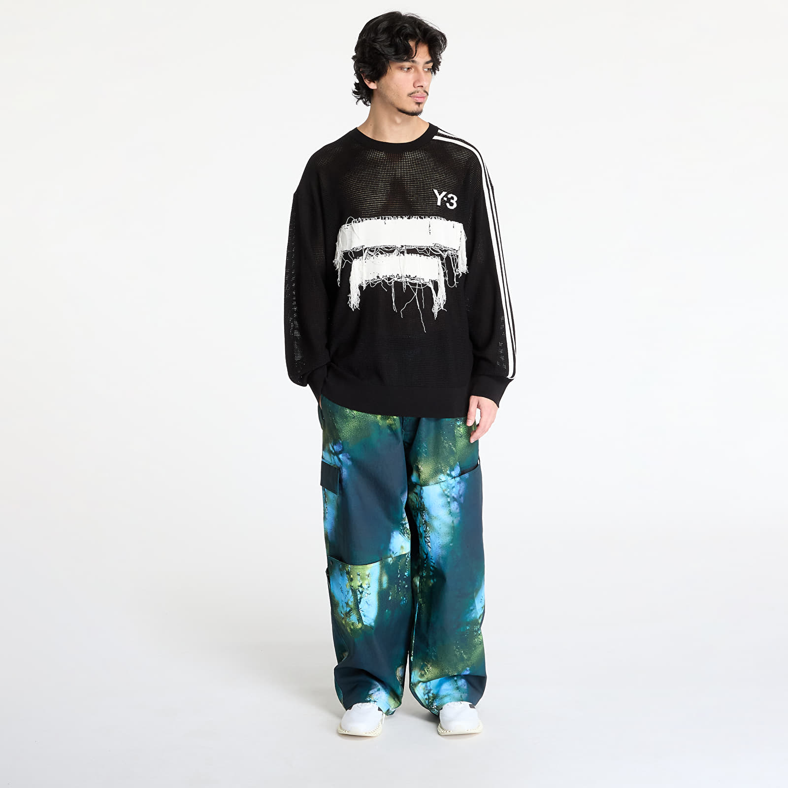 Sweaters Y-3 Graphic Knit Crew Sweatshirt UNISEX Black