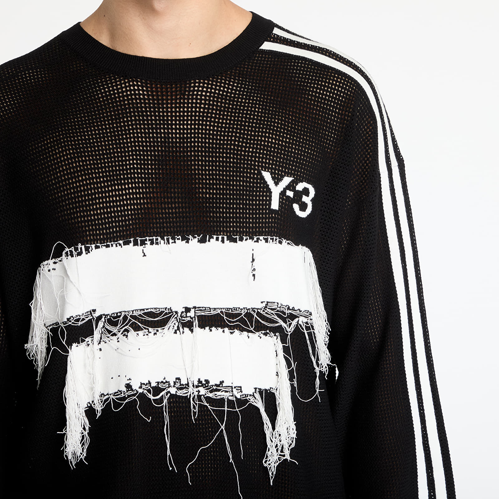 Sweaters Y-3 Graphic Knit Crew Sweatshirt UNISEX Black