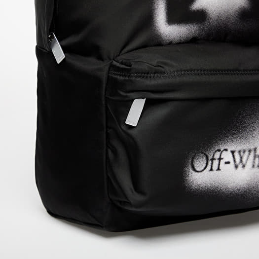 Plecaki męskie Off-White Arrow Spray Backpack Black/ White