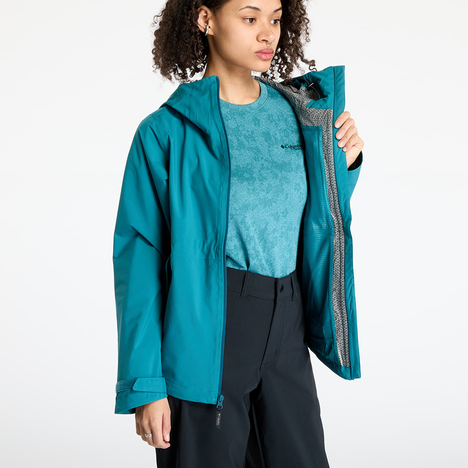 Női kabátok Columbia Ampli-Dry™ II Shell Jacket River Blue