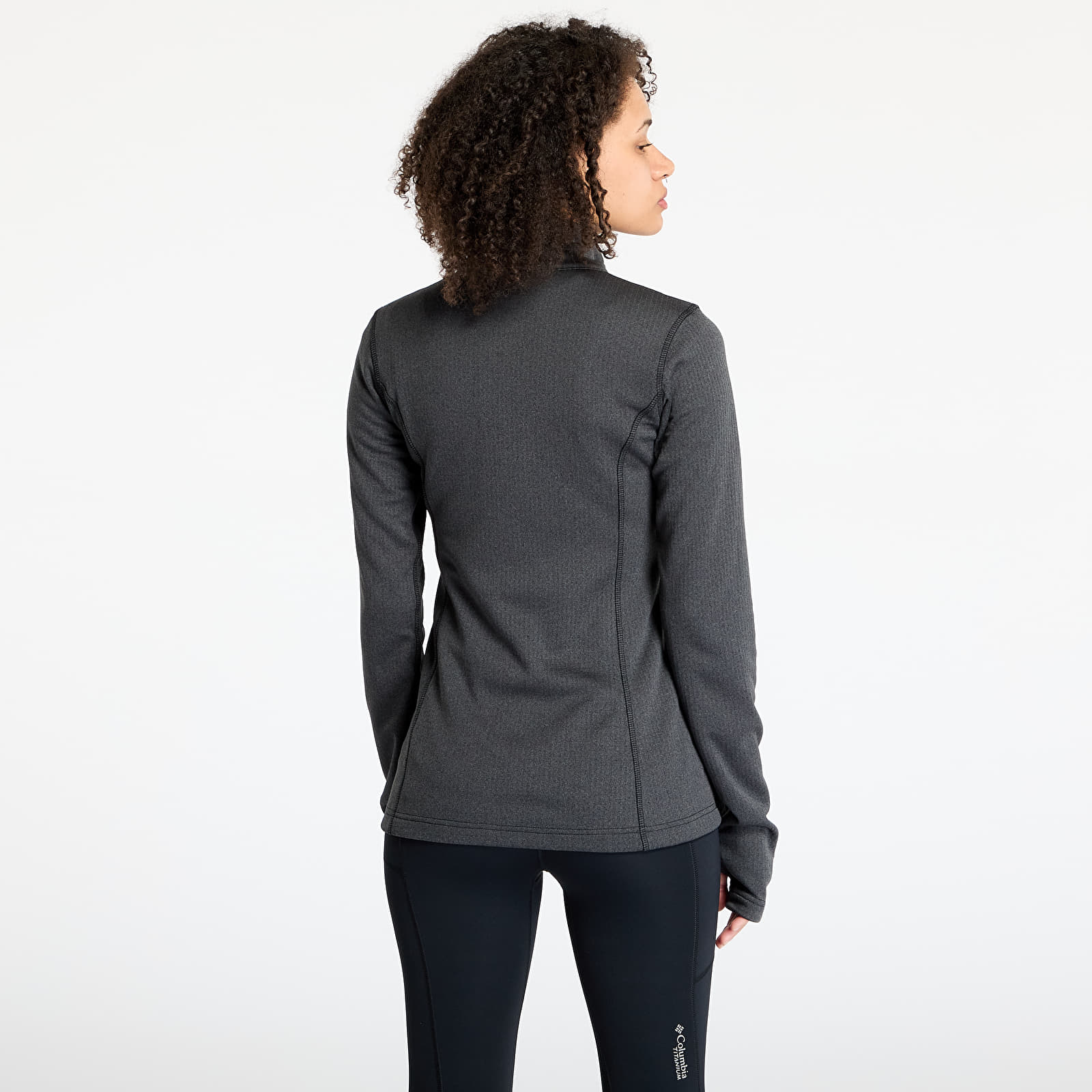 Bluzy z kapturem Columbia W Park View™ Grid Fleece Full Zip Black Heather