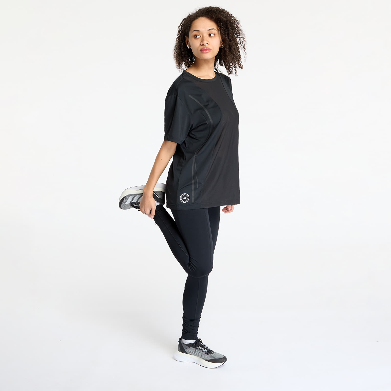Women's T-shirts adidas By Stella Mccartney Running Tee Black/ Black