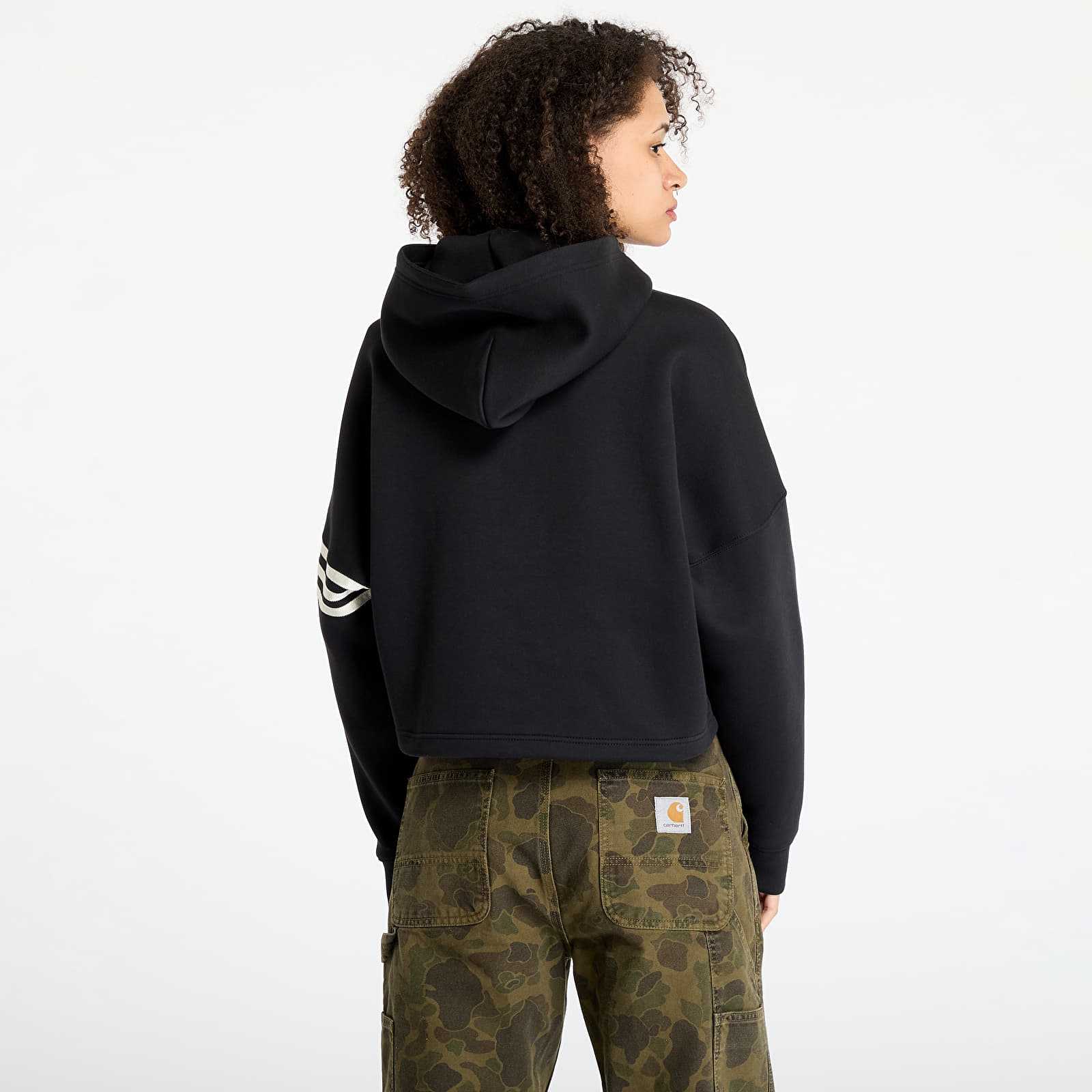 Bluzy z kapturem adidas Neuclassics Hoodie Black/ Cream White
