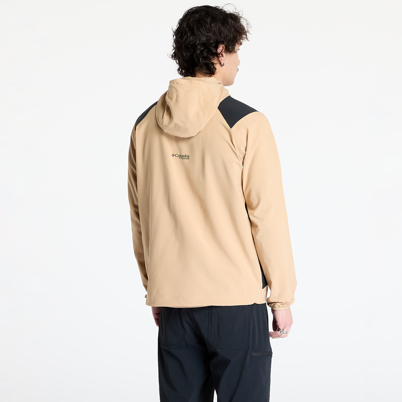 Pánské bundy Columbia Triple Canyon™ Hooded Jacket Canoe/ Black