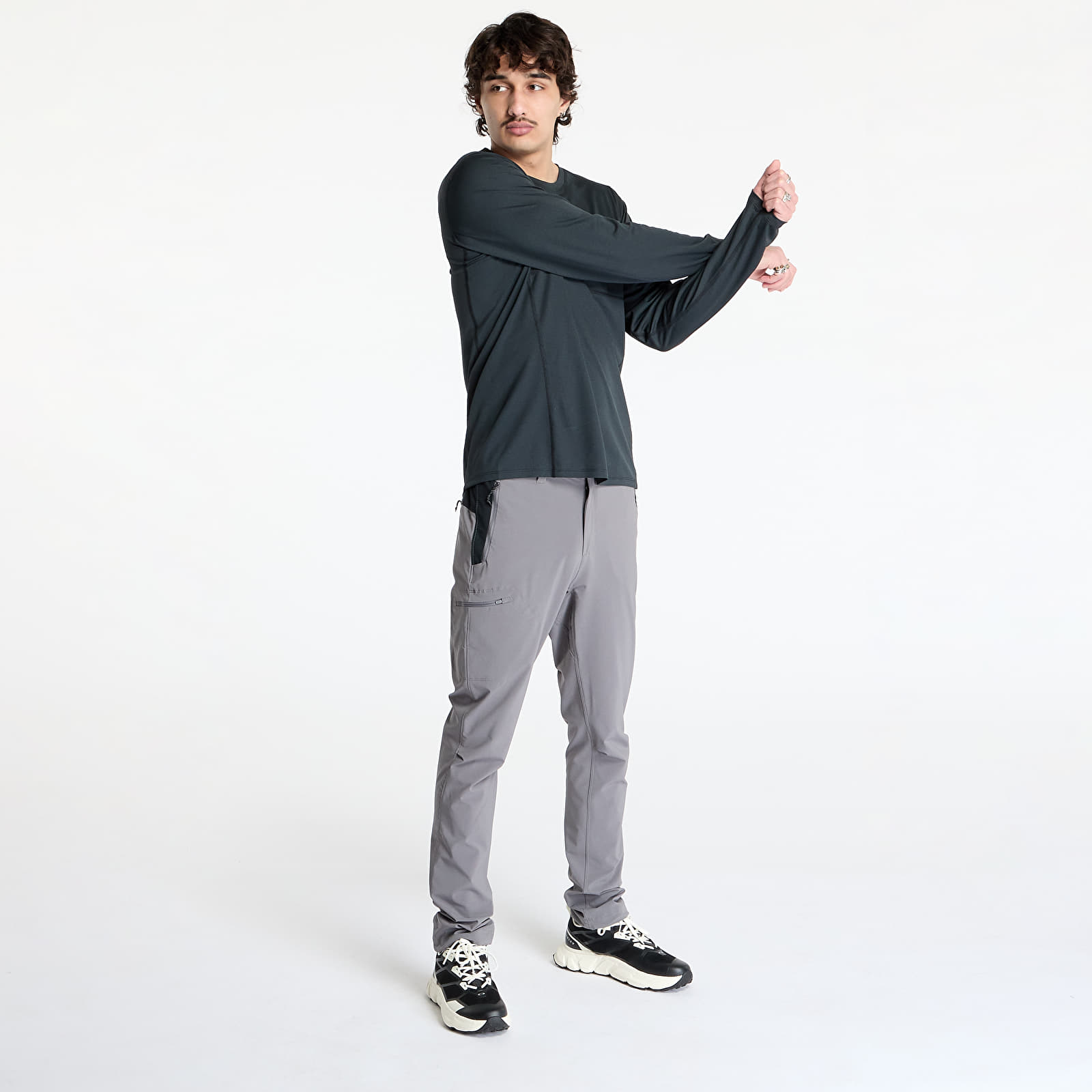 Miesten T-paidat Columbia Cirque River™ Pro Longsleeve Crew T-Shirt Black