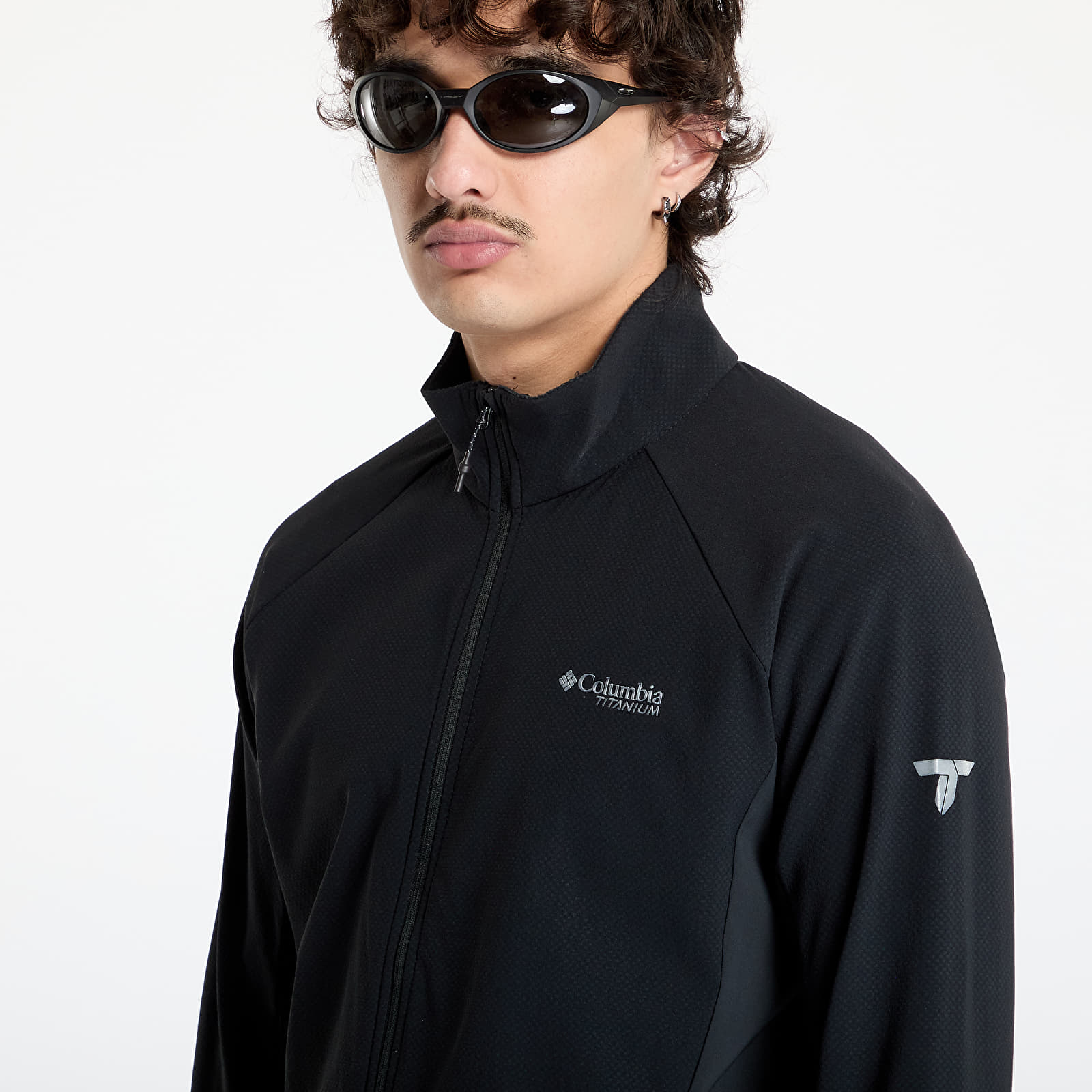 Pánské mikiny Columbia Spectre Ridge™ Tech Fleece Full-Zip II Black