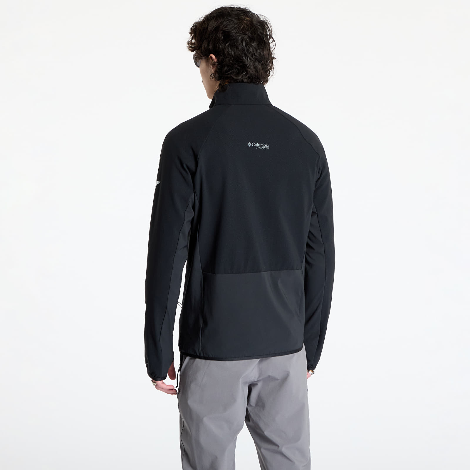 Pánské mikiny Columbia Spectre Ridge™ Tech Fleece Full-Zip II Black
