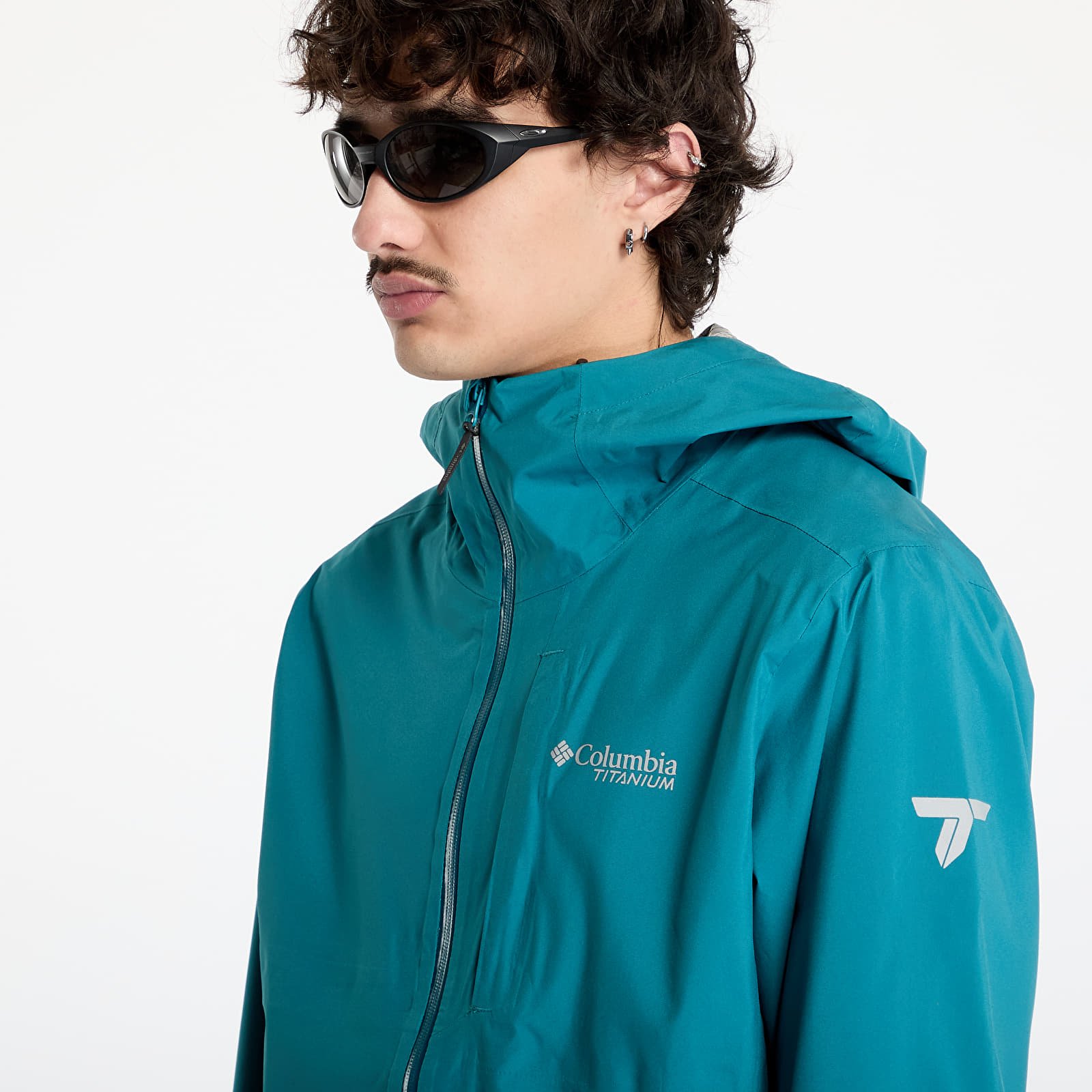 Miesten takit Columbia Ampli-Dry™ II Shell Jacket River Blue