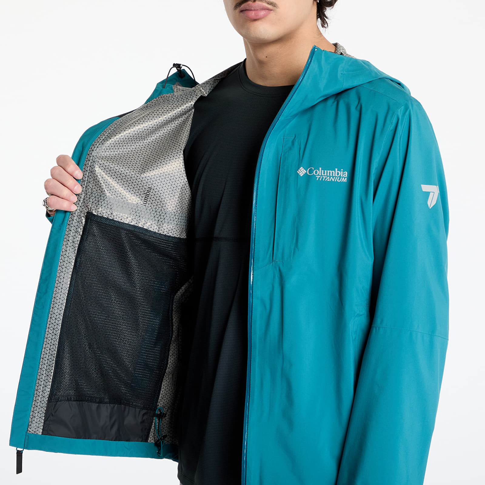 Miesten takit Columbia Ampli-Dry™ II Shell Jacket River Blue