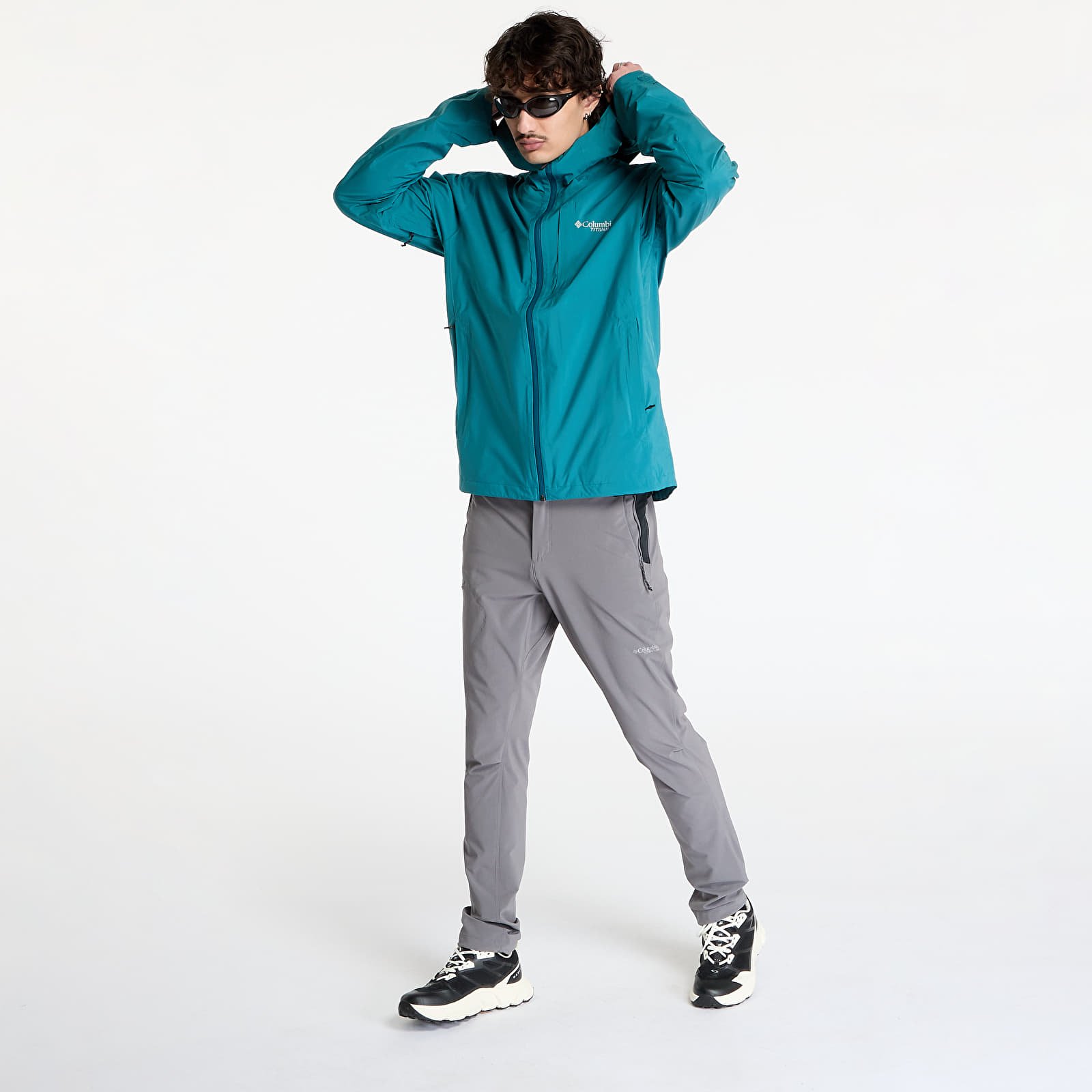 Miesten takit Columbia Ampli-Dry™ II Shell Jacket River Blue