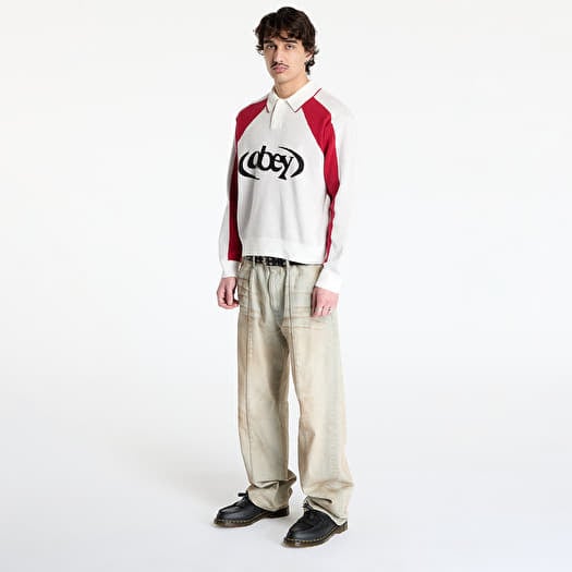 ニット セーター 「OBEY/オベイ」SOCCER POLO SWEATER レディース メンズ WHO'S WHO gallery ニット セーター 「OBEY/オベイ」SOCCER POLO