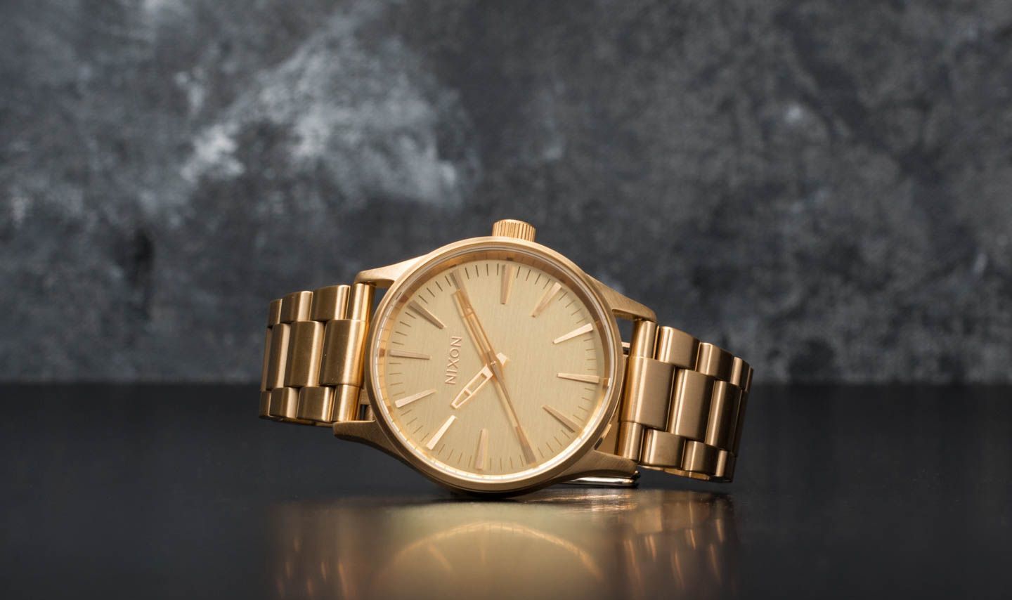 Watches Nixon Sentry 38 SS All Gold Footshop