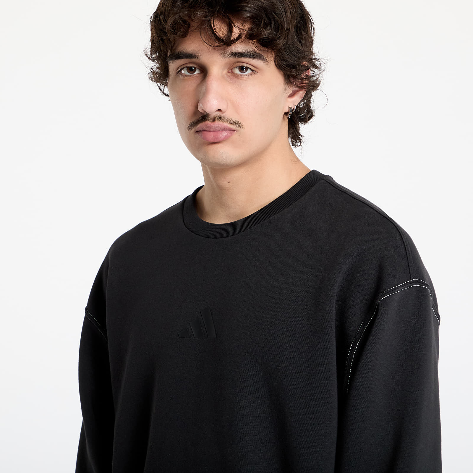 Hoodies and sweatshirts  adidas All Szn Graphic Crew Sweatshirt Black/ Black/ Black