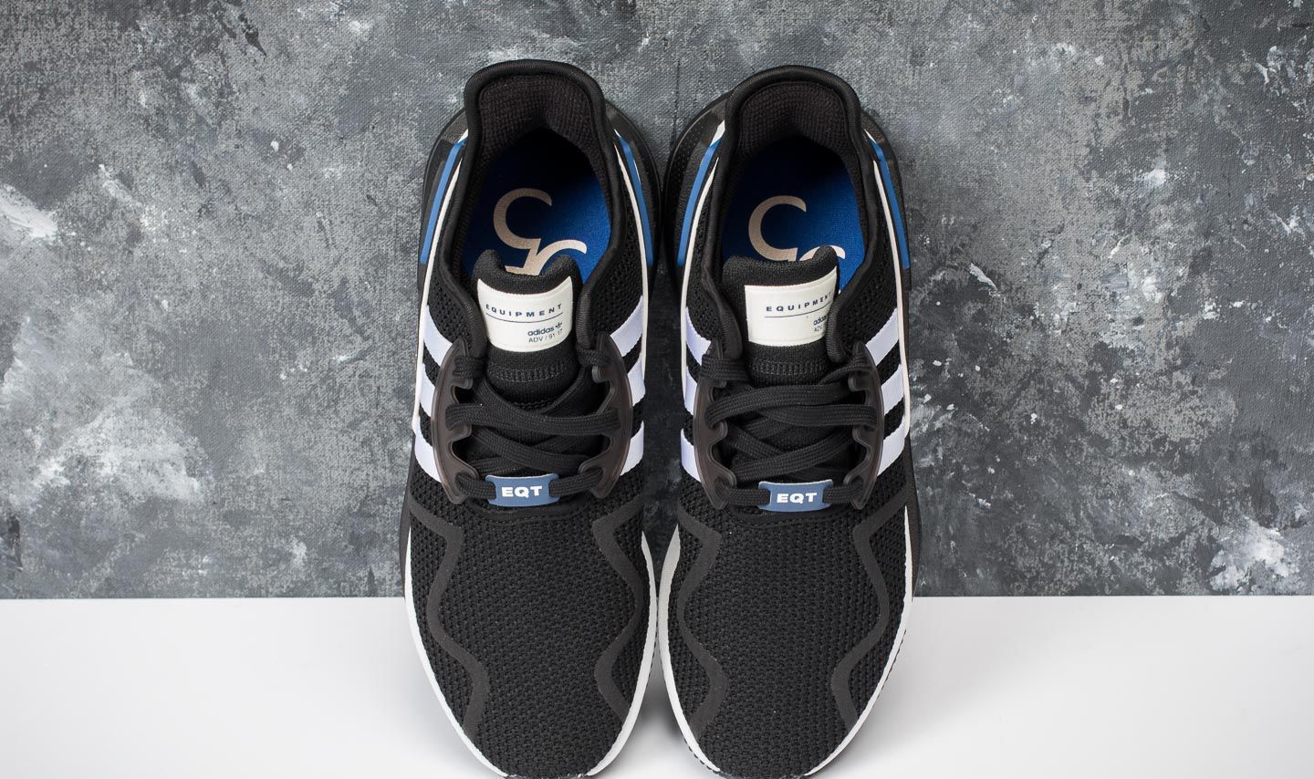 Men s shoes adidas EQT Cushion ADV Core Black Ftw White Collegiate Royal Footshop