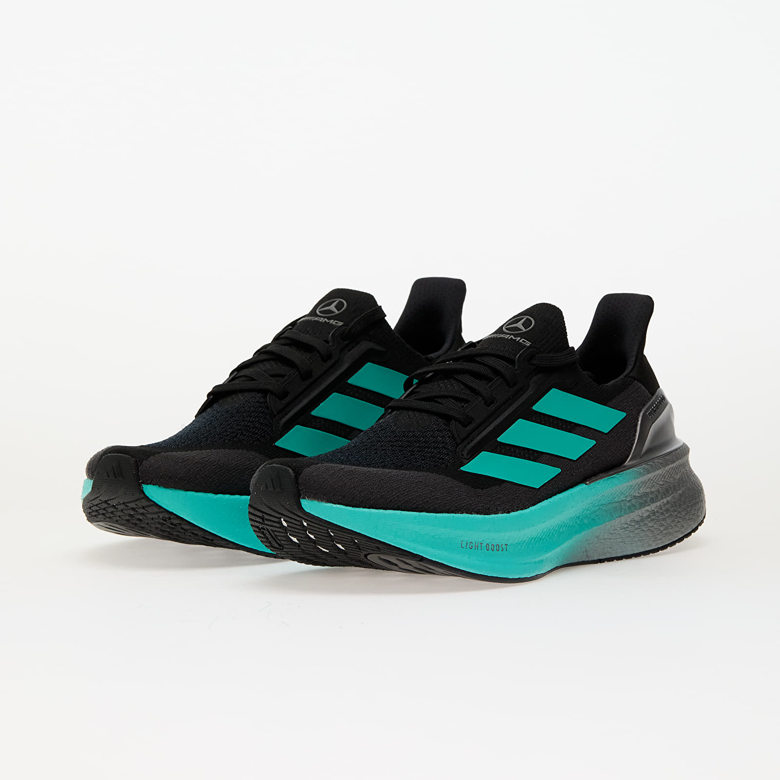 Мъжки кецове и обувки adidas x Mercedes AMG PETRONAS F1 UltraBOOST 5X Core Black/ Semi Mint Rush/ Iron Metalic