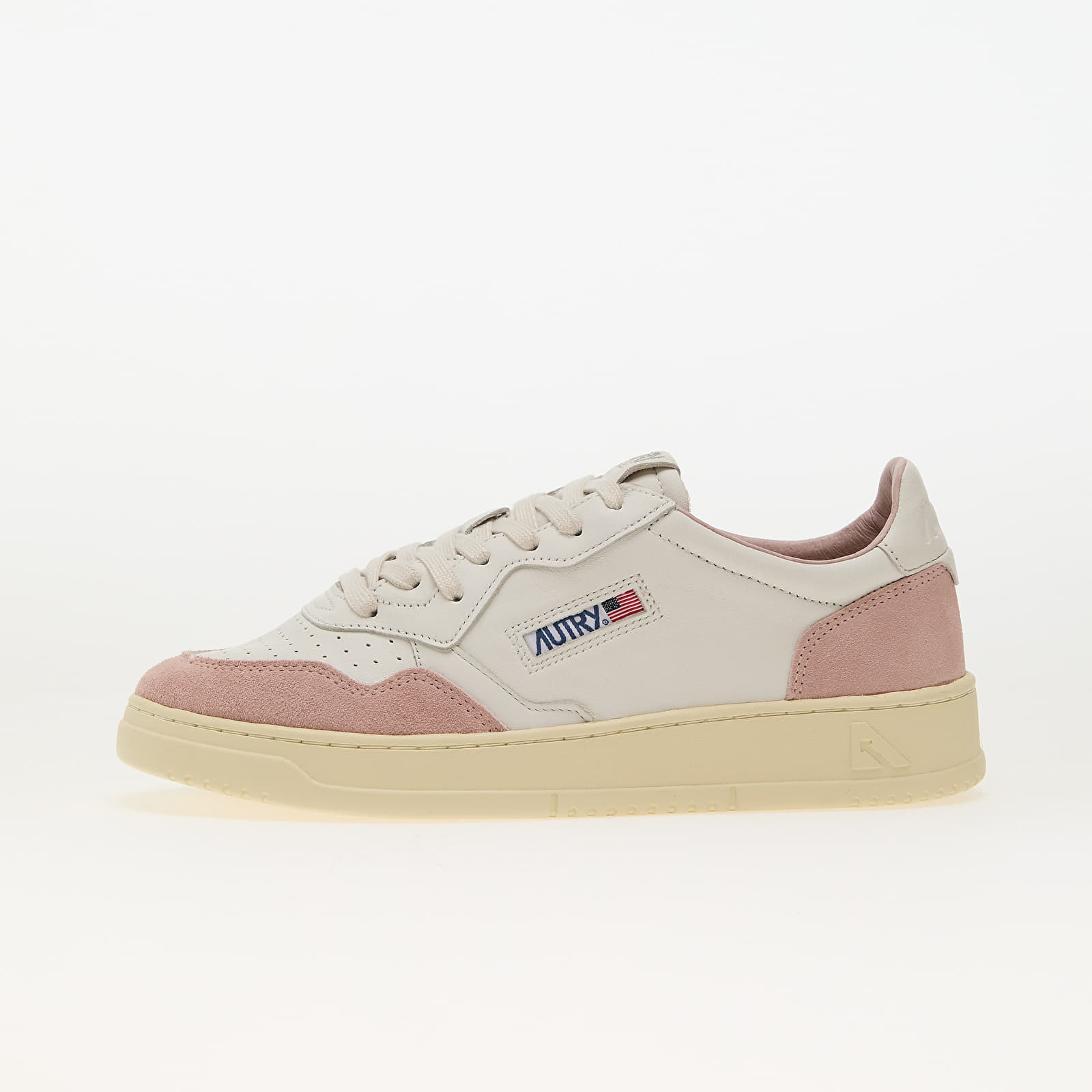 Pánské tenisky a boty Autry Medalist Low Man Goat/ Suede White/ Powder