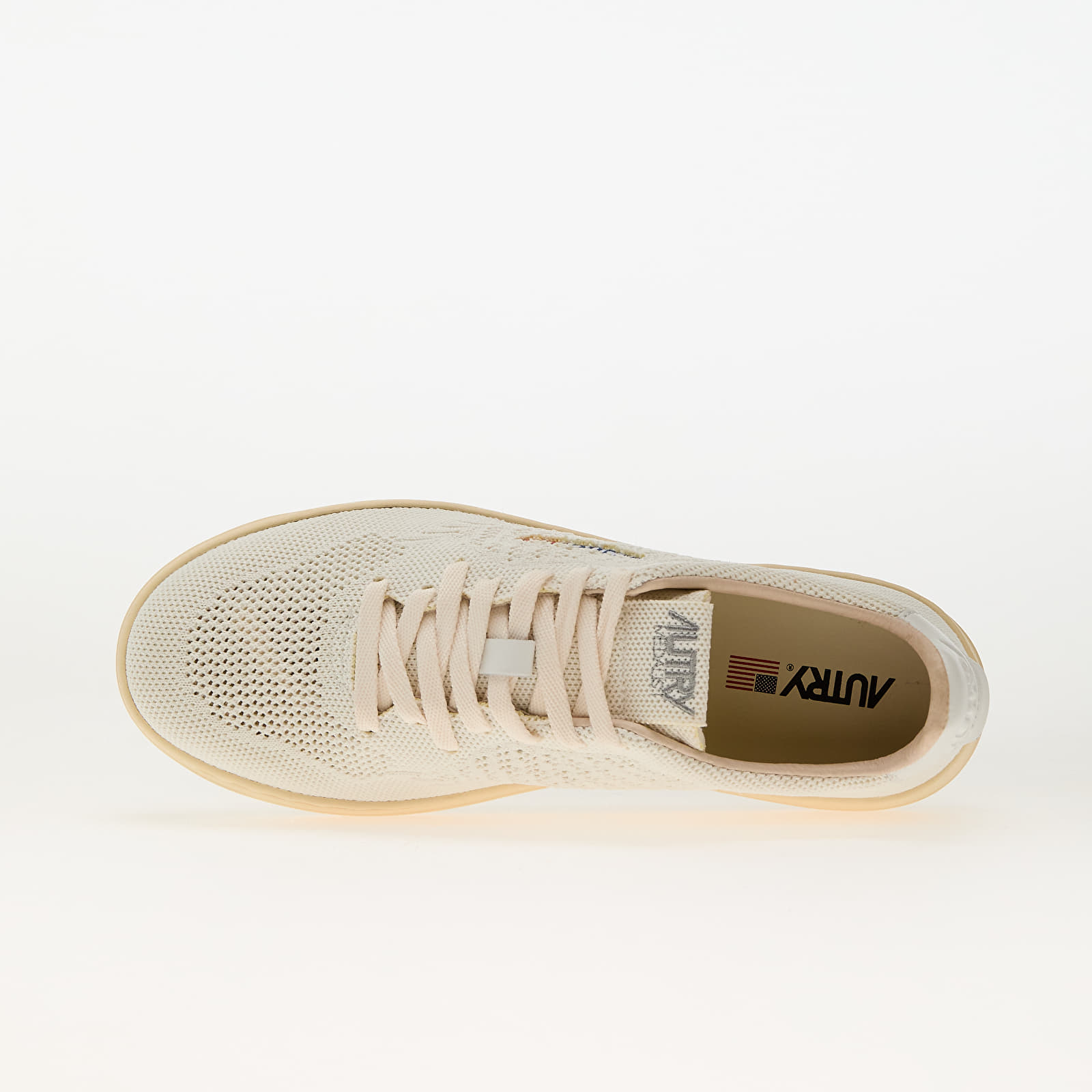 Dámské tenisky a boty Autry Easeknit Low Wom Knit/ Leather White/ Ivory