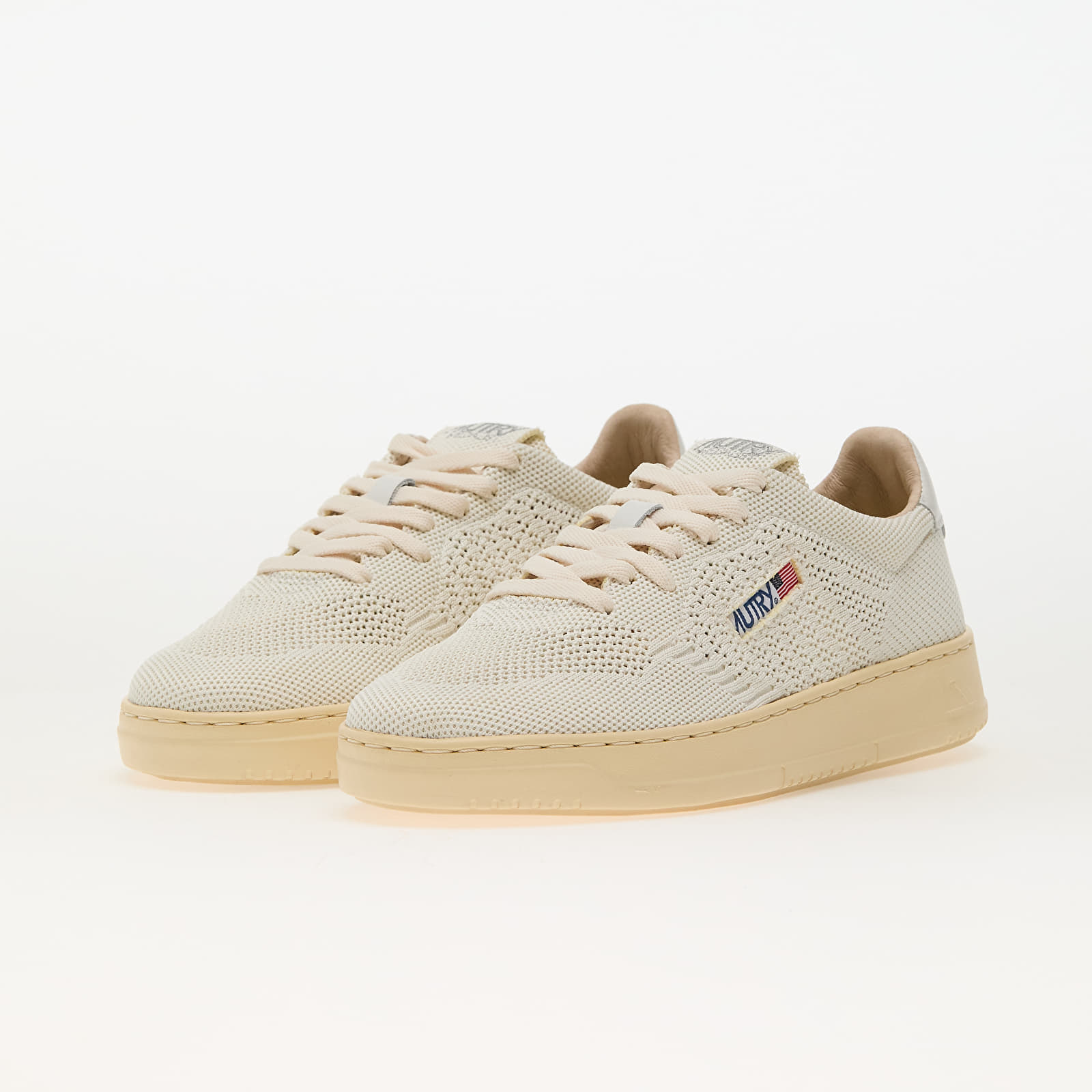 Dámské tenisky a boty Autry Easeknit Low Wom Knit/ Leather White/ Ivory