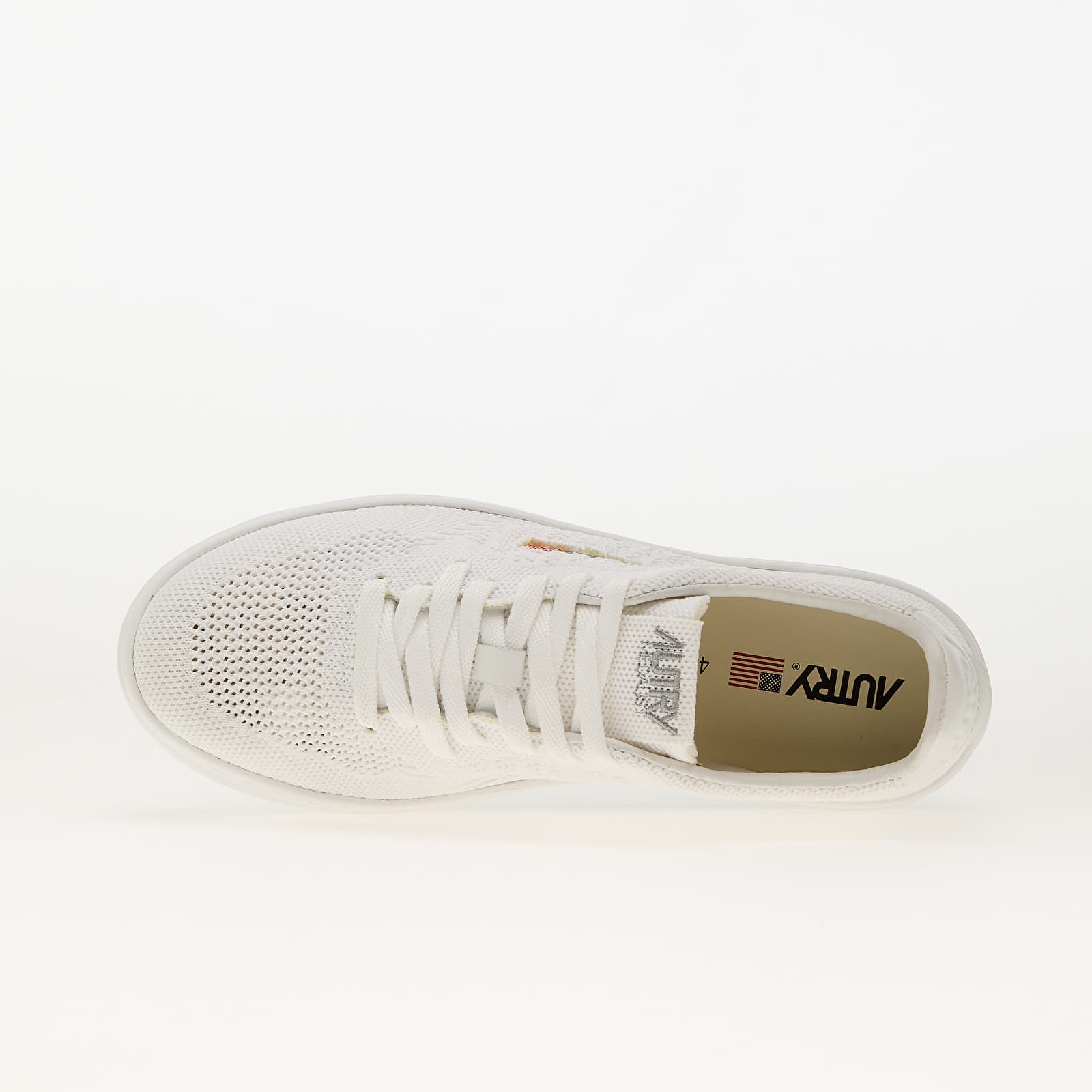 Dámské tenisky a boty Autry Easeknit Low Wom Knit/ Leather White