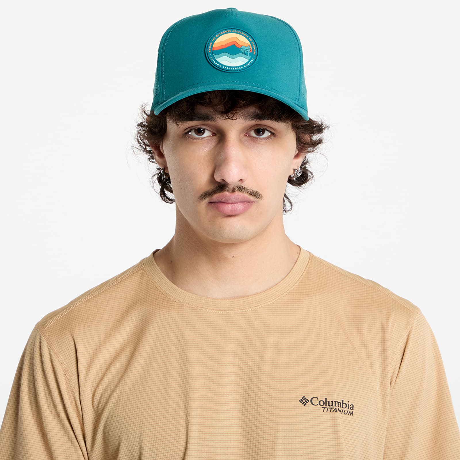 Sapkák Columbia Mountaincap™ 3D Stretch Snap Back River Blue/ Circular Linescape