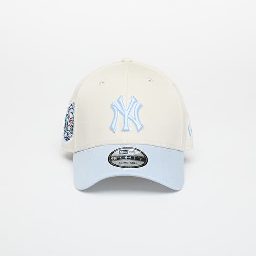 Mütze New Era MLB Ws Patch 9FORTY New York Yankees Ivory/ Pastel Blue