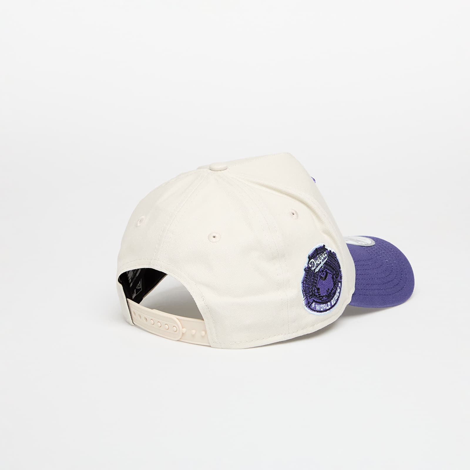 Caps New Era Aframe MLB Ws Patch Los Angeles Dodgers Ivory/ Purple