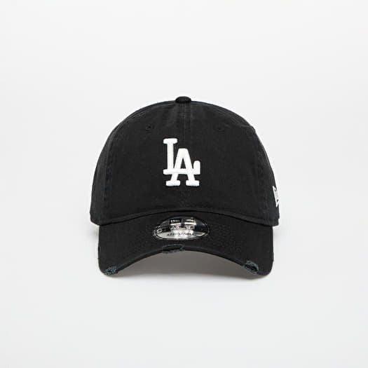Καπέλα New Era MLB Distressed 9TWENTY Los Angeles Dodgers Black/ White