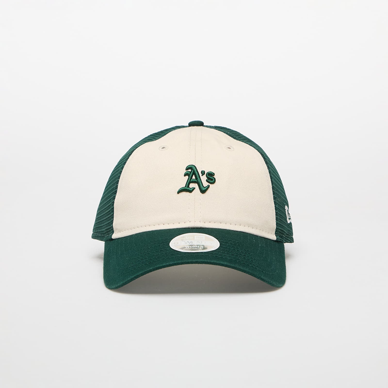 Capac New Era Trucker MLB 9TWENTY Oakland Athletics Light Cream/ Dark Green Universal