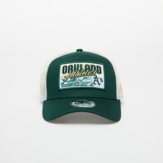 New Era 9FORTY Af Trucker MLB Patch Oakland Athletics Dark Green