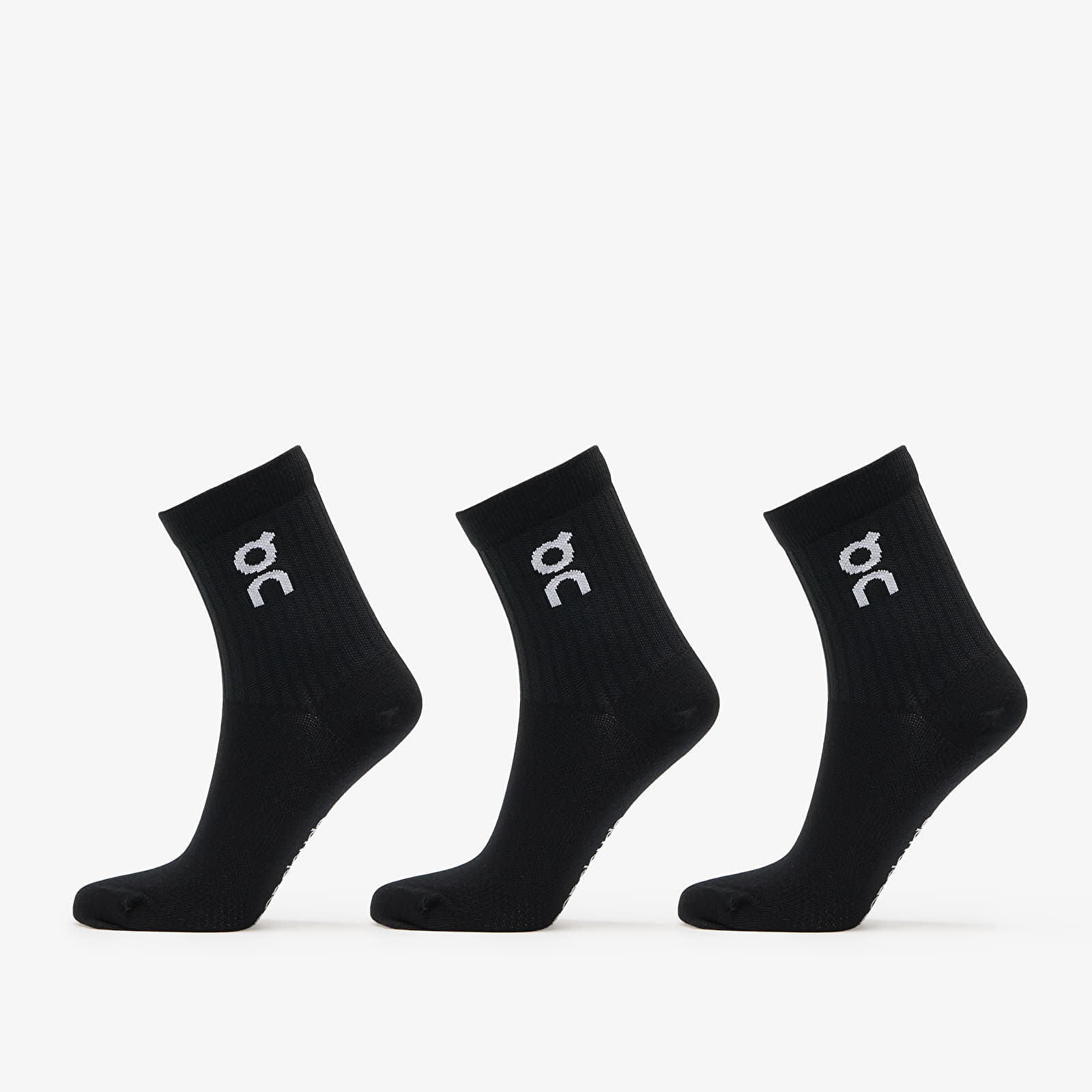 Calzetti On Logo Sock High 3-Pack Black