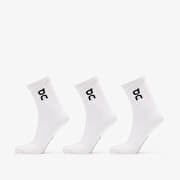 On Logo Sock High 3-Pack White