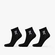 On Logo Sock Mid 3-Pack Black