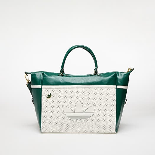 Geantă adidas Bowling Bag Off White/ Collegiate Green